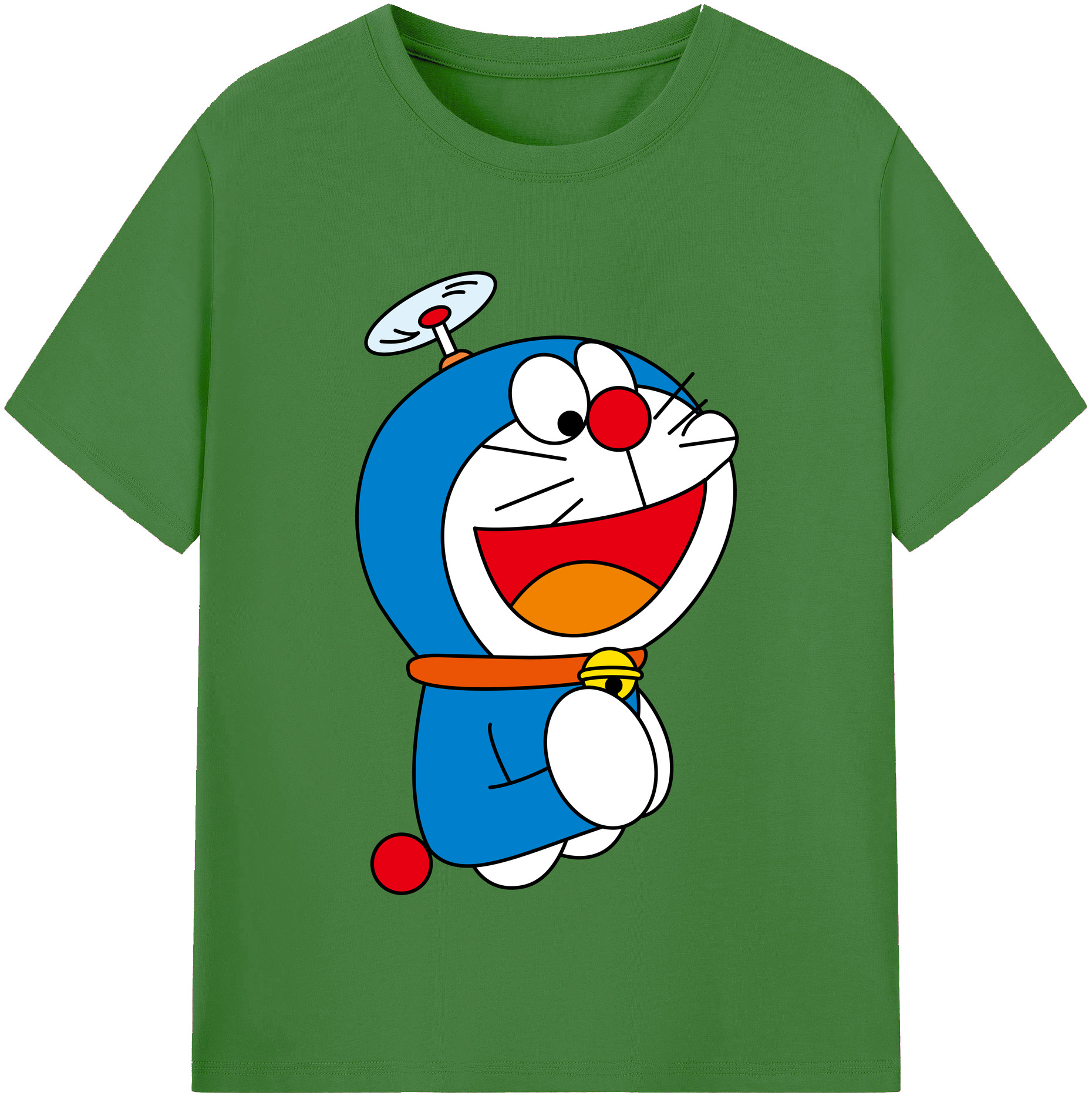 （画像用） ドラえもん Doraemon レディースカジュアルプリントTシャツ（綿100％）